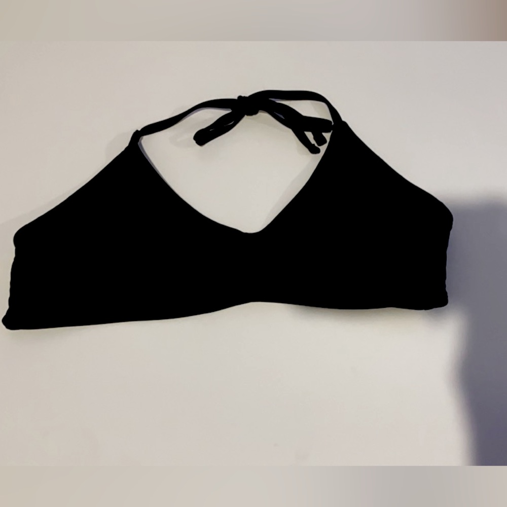 SHEKINI black strapy halter neck bikini, size M, lightly used/almost new
